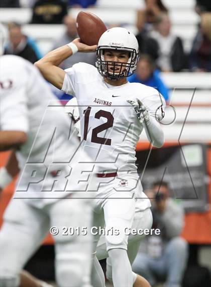 Thumbnail 3 in Aquinas Institute vs. Saratoga Springs (NYSPHSAA Class AA Final) photogallery.