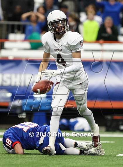 Thumbnail 1 in Aquinas Institute vs. Saratoga Springs (NYSPHSAA Class AA Final) photogallery.