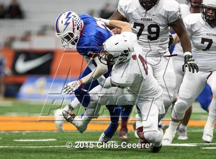 Thumbnail 3 in Aquinas Institute vs. Saratoga Springs (NYSPHSAA Class AA Final) photogallery.
