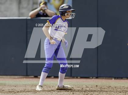 Thumbnail 2 in Brookeland vs. Jonesboro (UIL Softball 1A Final) photogallery.