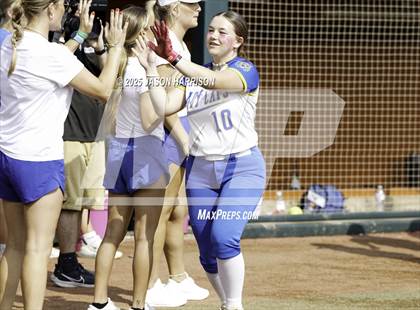 Thumbnail 2 in Brookeland vs. Jonesboro (UIL Softball 1A Final) photogallery.