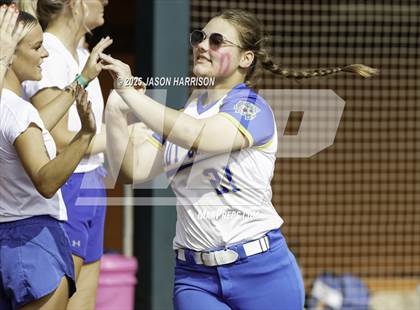 Thumbnail 3 in Brookeland vs. Jonesboro (UIL Softball 1A Final) photogallery.