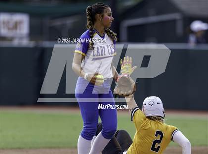 Thumbnail 1 in Brookeland vs. Jonesboro (UIL Softball 1A Final) photogallery.