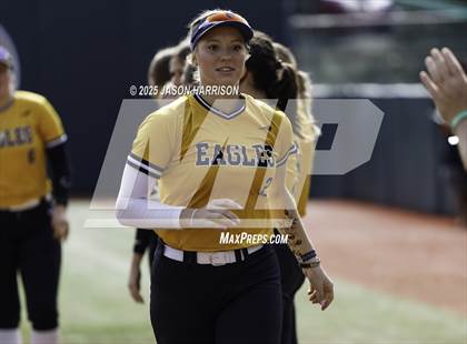 Thumbnail 2 in Brookeland vs. Jonesboro (UIL Softball 1A Final) photogallery.