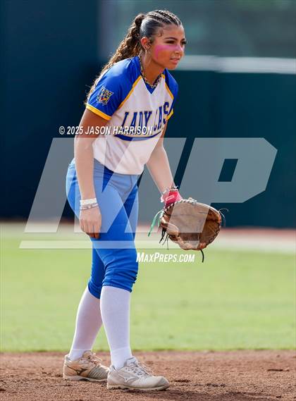 Thumbnail 1 in Brookeland vs. Jonesboro (UIL Softball 1A Final) photogallery.