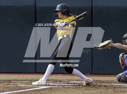 Thumbnail 2 in Brookeland vs. Jonesboro (UIL Softball 1A Final) photogallery.