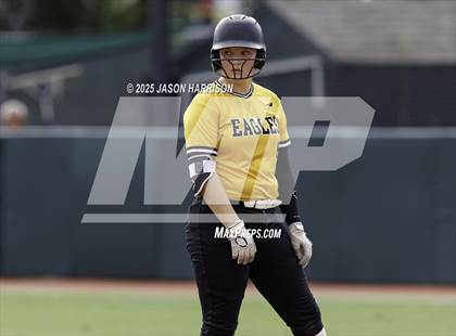 Thumbnail 2 in Brookeland vs. Jonesboro (UIL Softball 1A Final) photogallery.