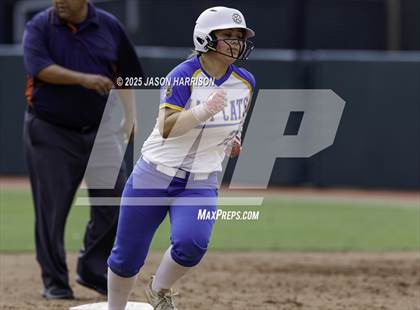 Thumbnail 3 in Brookeland vs. Jonesboro (UIL Softball 1A Final) photogallery.