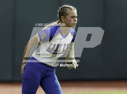 Thumbnail 2 in Brookeland vs. Jonesboro (UIL Softball 1A Final) photogallery.