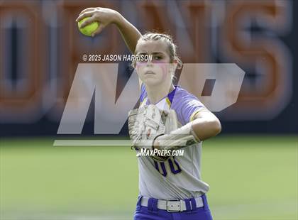 Thumbnail 3 in Brookeland vs. Jonesboro (UIL Softball 1A Final) photogallery.