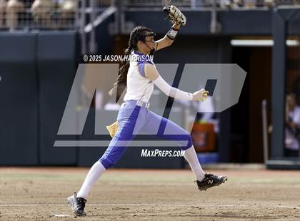 Thumbnail 2 in Brookeland vs. Jonesboro (UIL Softball 1A Final) photogallery.