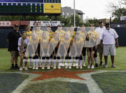 Thumbnail 3 in Brookeland vs. Jonesboro (UIL Softball 1A Final) photogallery.