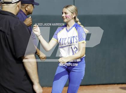 Thumbnail 1 in Brookeland vs. Jonesboro (UIL Softball 1A Final) photogallery.