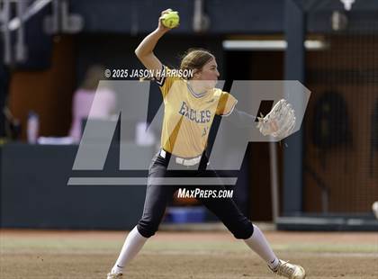 Thumbnail 2 in Brookeland vs. Jonesboro (UIL Softball 1A Final) photogallery.