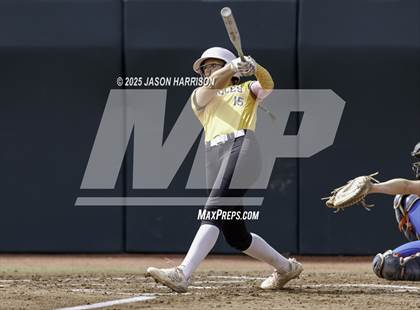 Thumbnail 3 in Brookeland vs. Jonesboro (UIL Softball 1A Final) photogallery.