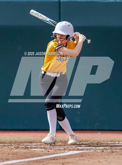 Thumbnail 2 in Brookeland vs. Jonesboro (UIL Softball 1A Final) photogallery.