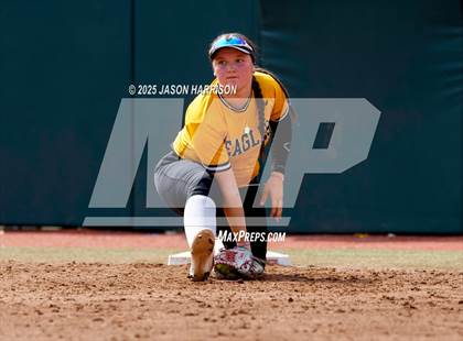 Thumbnail 3 in Brookeland vs. Jonesboro (UIL Softball 1A Final) photogallery.