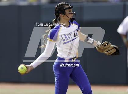 Thumbnail 1 in Brookeland vs. Jonesboro (UIL Softball 1A Final) photogallery.