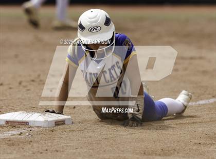 Thumbnail 1 in Brookeland vs. Jonesboro (UIL Softball 1A Final) photogallery.
