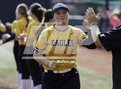 Thumbnail 3 in Brookeland vs. Jonesboro (UIL Softball 1A Final) photogallery.