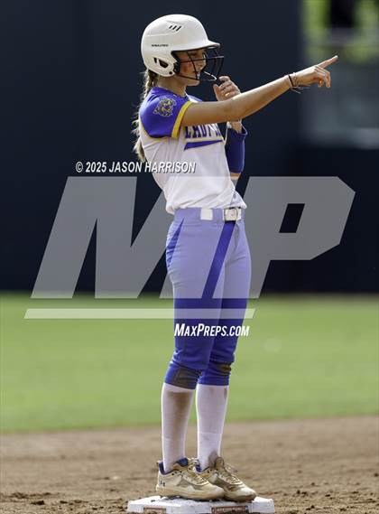 Thumbnail 2 in Brookeland vs. Jonesboro (UIL Softball 1A Final) photogallery.