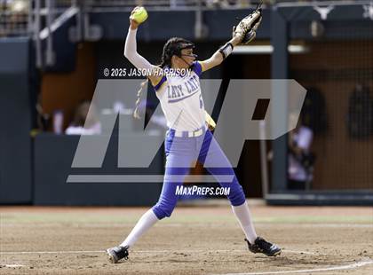 Thumbnail 3 in Brookeland vs. Jonesboro (UIL Softball 1A Final) photogallery.