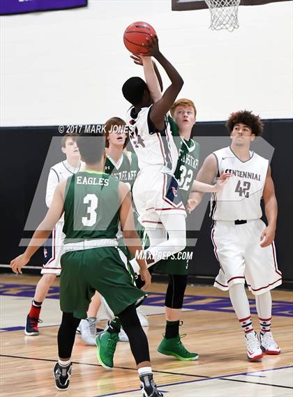 Thumbnail 2 in Centennial vs. Flagstaff  (Judy Dixon Holiday Tournament) photogallery.