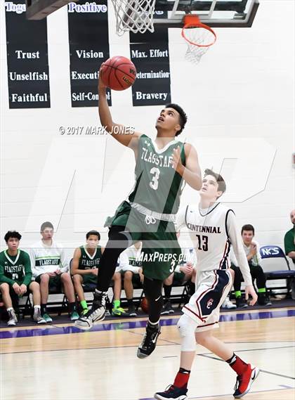 Thumbnail 3 in Centennial vs. Flagstaff  (Judy Dixon Holiday Tournament) photogallery.