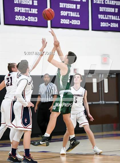 Thumbnail 1 in Centennial vs. Flagstaff  (Judy Dixon Holiday Tournament) photogallery.