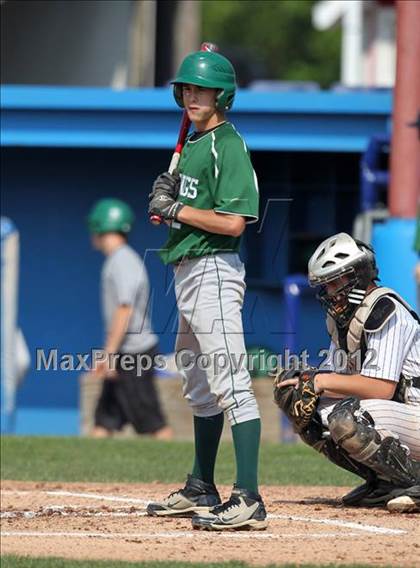 Thumbnail 2 in Prattsburgh Central vs Notre Dame (Section V Class DD Quarterfinal) photogallery.