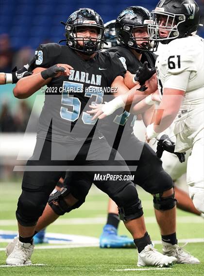Thumbnail 3 in Vandegrift vs. Harlan (UIL 6A Division II Regional Semifinal) photogallery.