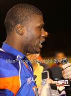 Green-Beckham talks to the media after breaking the national all-time receiving record.