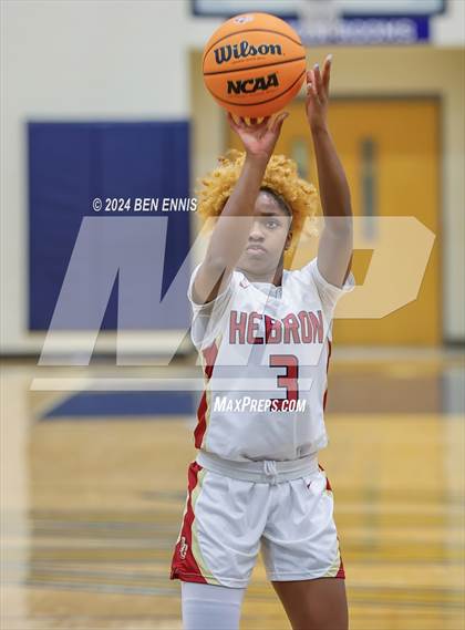 Thumbnail 3 in Hebron Christian vs. Stockbridge (MLK Day Classic) photogallery.