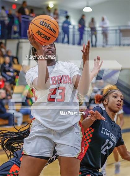 Thumbnail 1 in Hebron Christian vs. Stockbridge (MLK Day Classic) photogallery.