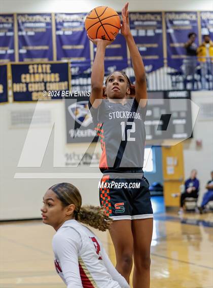 Thumbnail 3 in Hebron Christian vs. Stockbridge (MLK Day Classic) photogallery.
