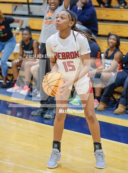 Thumbnail 2 in Hebron Christian vs. Stockbridge (MLK Day Classic) photogallery.