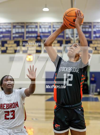 Thumbnail 1 in Hebron Christian vs. Stockbridge (MLK Day Classic) photogallery.