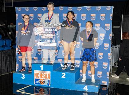 Thumbnail 2 in NCHSAA Women's Wrestling Invitational (Awards) photogallery.