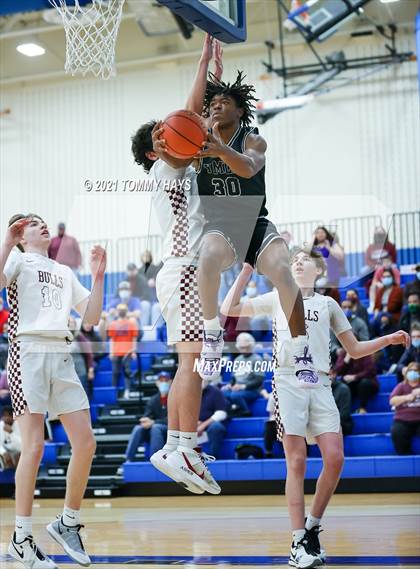 Thumbnail 3 in Young Men's Leadership Academy @ Bridgeport (UIL 4A Bi-District Playoff) photogallery.
