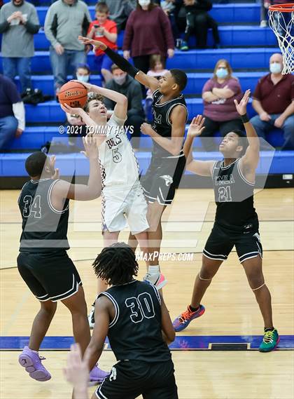 Thumbnail 1 in Young Men's Leadership Academy @ Bridgeport (UIL 4A Bi-District Playoff) photogallery.
