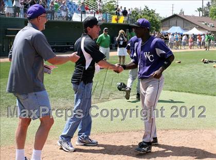 Thumbnail 3 in Paraclete vs. Woodcrest Christian (CIF SS D5 Final) photogallery.