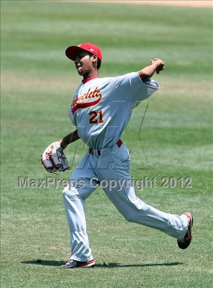 Thumbnail 1 in Paraclete vs. Woodcrest Christian (CIF SS D5 Final) photogallery.