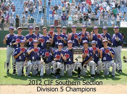 Thumbnail 1 in Paraclete vs. Woodcrest Christian (CIF SS D5 Final) photogallery.