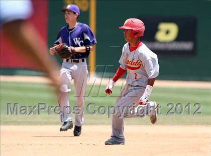 Thumbnail 1 in Paraclete vs. Woodcrest Christian (CIF SS D5 Final) photogallery.