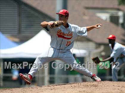 Thumbnail 2 in Paraclete vs. Woodcrest Christian (CIF SS D5 Final) photogallery.