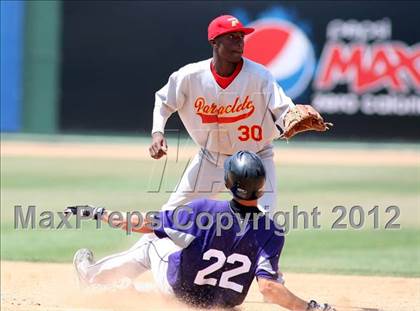 Thumbnail 2 in Paraclete vs. Woodcrest Christian (CIF SS D5 Final) photogallery.