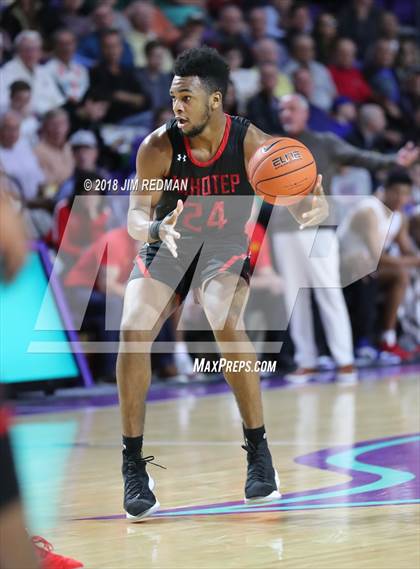 Thumbnail 2 in Oak Hill Academy vs. Imhotep Charter (City of Palms Classic) photogallery.