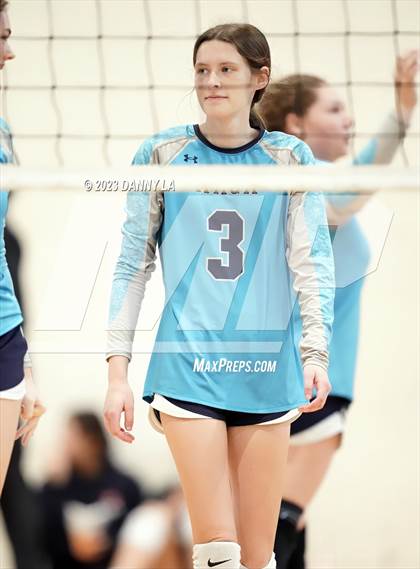 Thumbnail 2 in Mount Airy Christian Academy vs  King Abdullah Academy (Tiger Paws Invitational) photogallery.