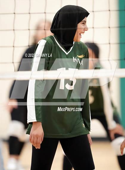 Thumbnail 2 in Mount Airy Christian Academy vs  King Abdullah Academy (Tiger Paws Invitational) photogallery.