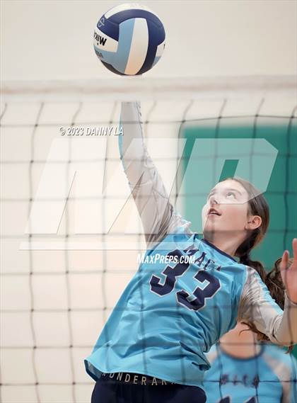 Thumbnail 2 in Mount Airy Christian Academy vs  King Abdullah Academy (Tiger Paws Invitational) photogallery.